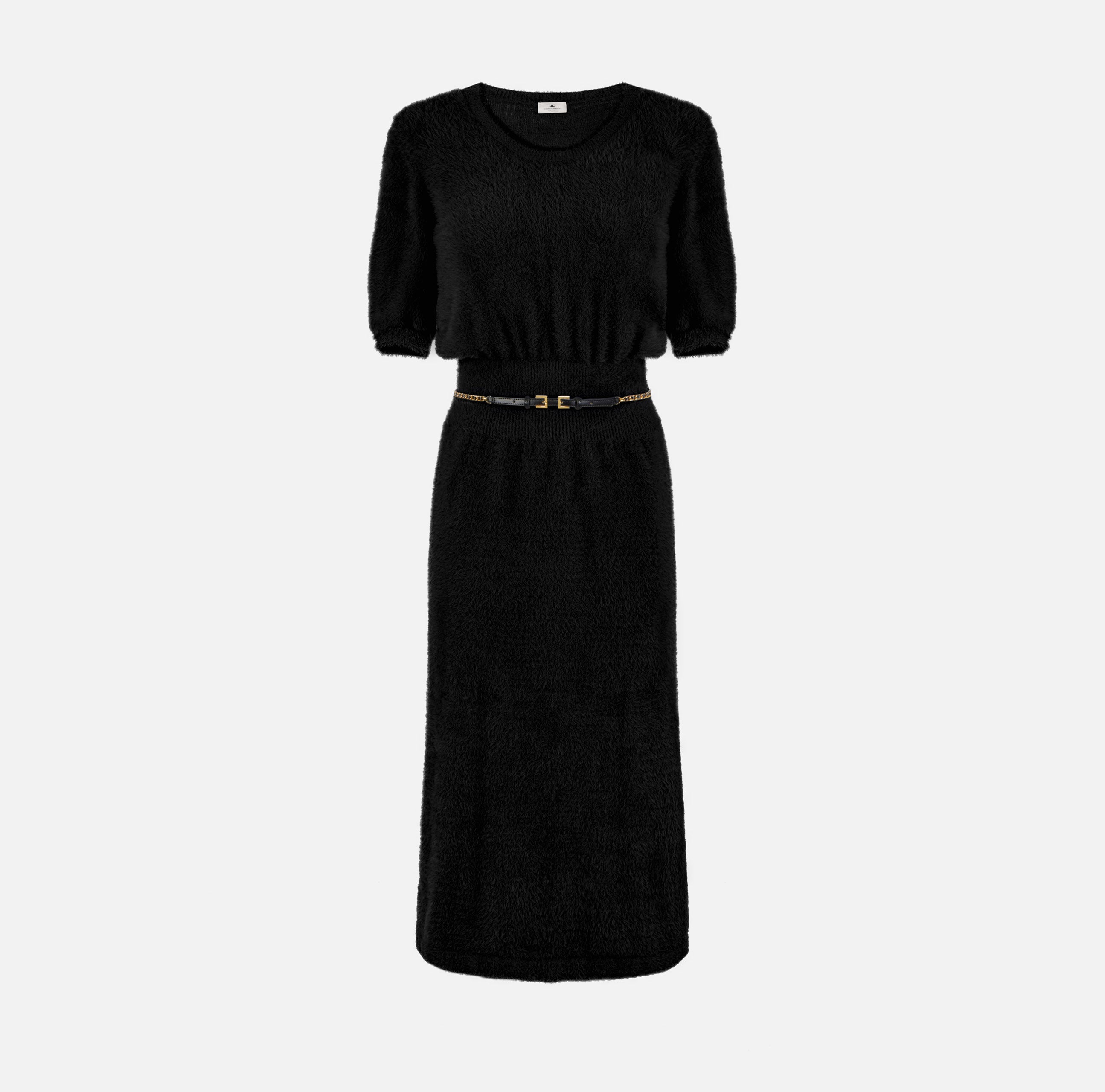 Elisabetta Franchi Kleid Strick mit Gürtel