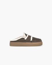 Inuikii Sneaker Mule Wool Dark Brown