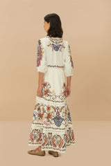 Farm Rio Dress Boho Maxi