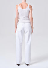 Agolde Jeans Low Rise Loose Marshmallow