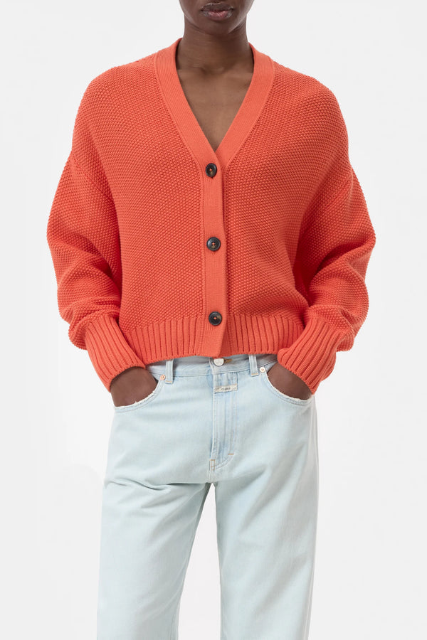 Closed Cardigan Washed Red