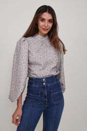 Alcidia Da Veiga Bluse Leonie Greige
