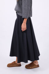 Matter of the Heart Skirt Pleated Slate