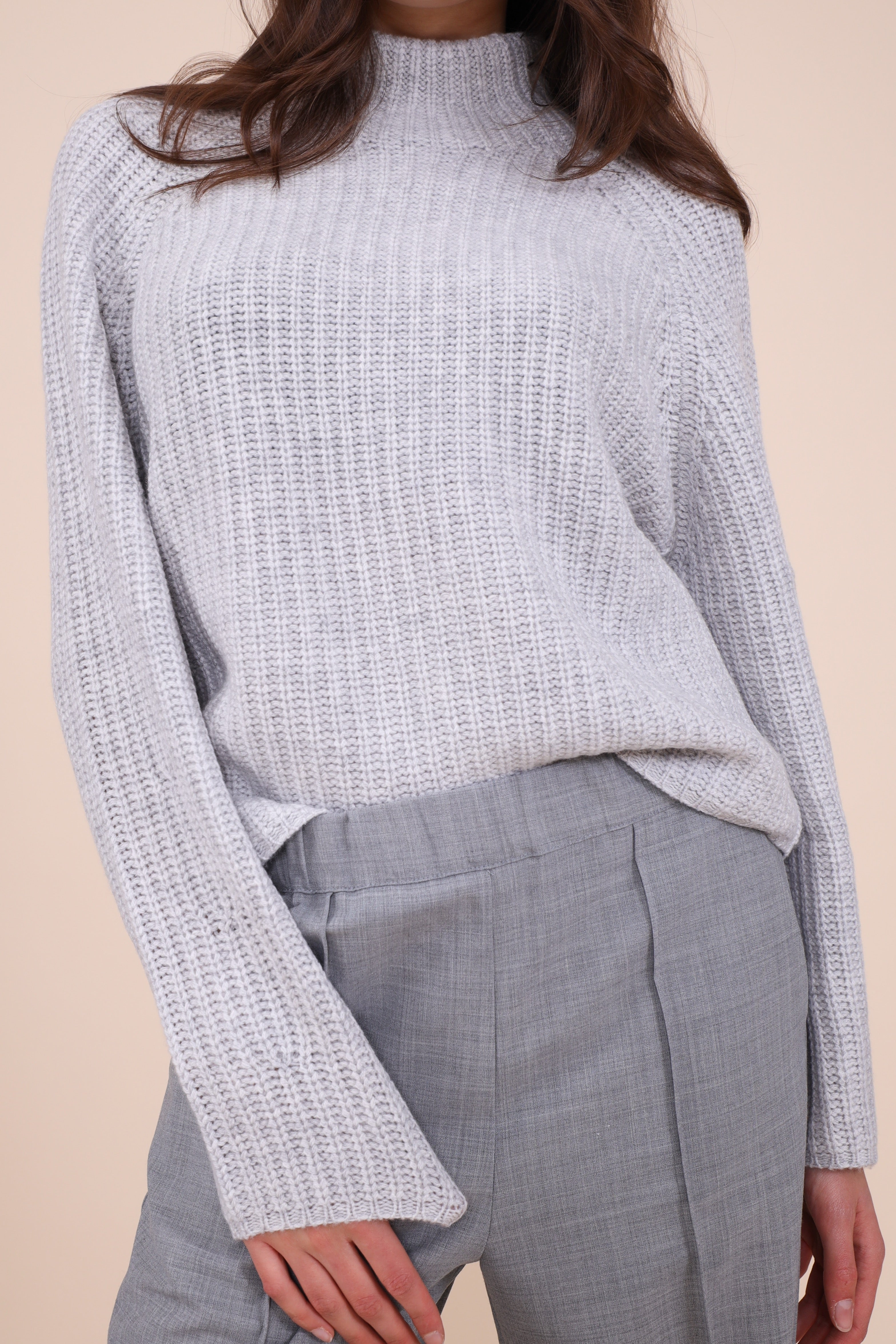 Herzens Pullover Turtle Aluminium