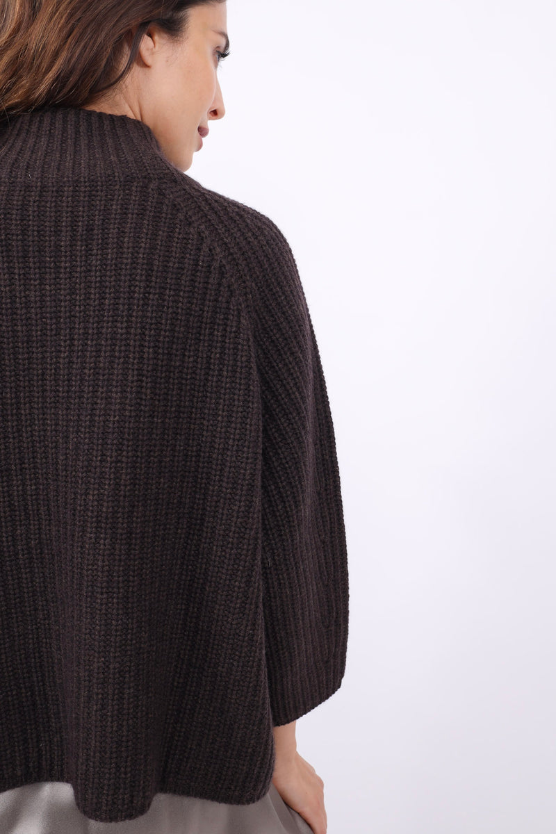 Herzensangelegenheit Pullover Knit Fondente