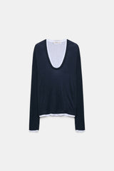 Dorothee Schumacher Shirt Layer Love Navy