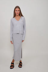 Alcidia Da Veiga Pullover Gala Aluminium