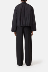 Closed Bomber Short Black