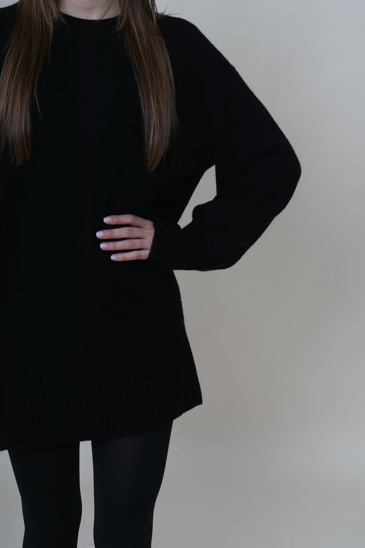 Robe en maille Alcidia Da Veiga Nele Black