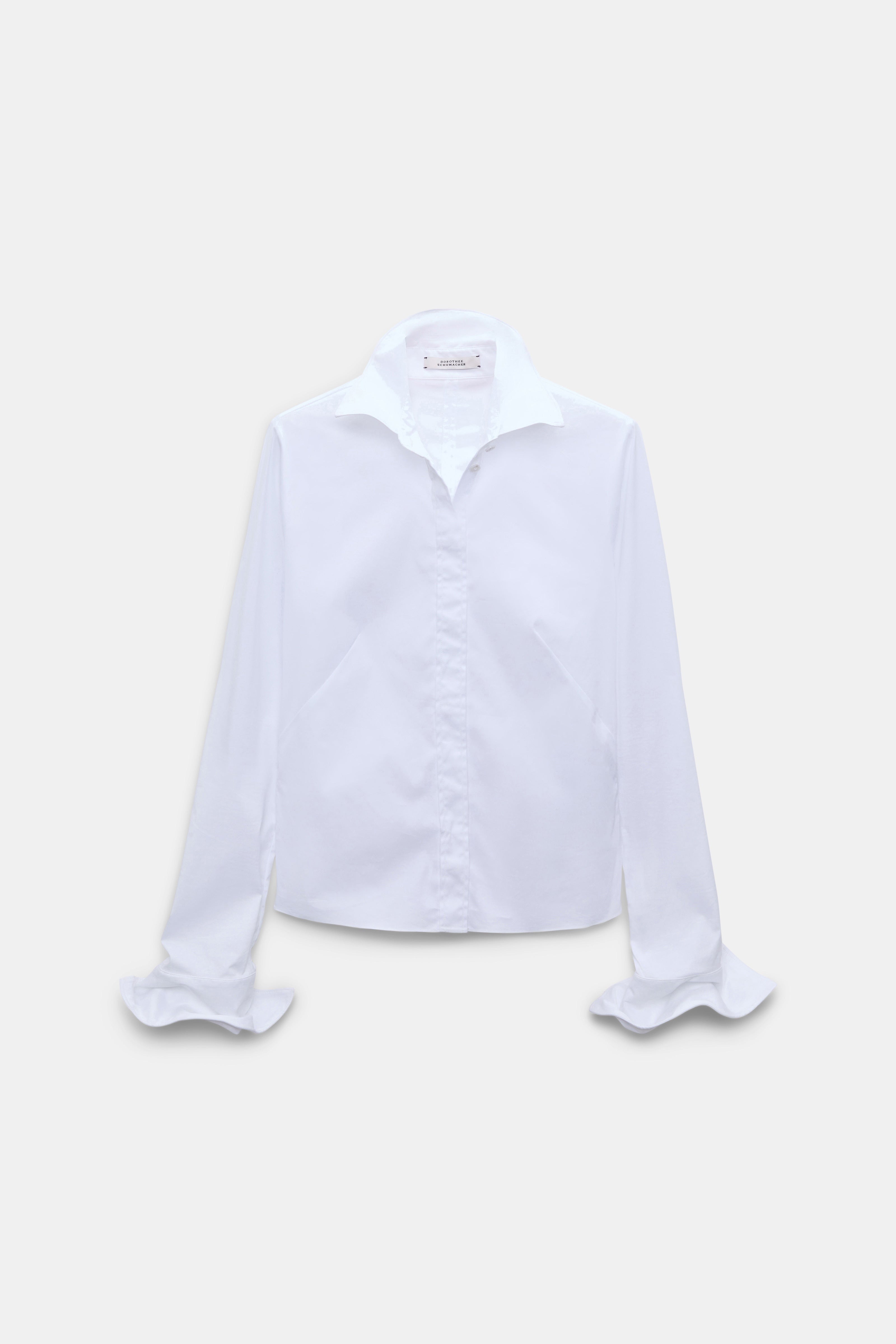 Dorothee Schumacher Bluse Poplin Love White