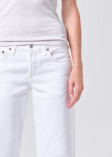 Agolde Jeans Low Rise Loose Marshmallow