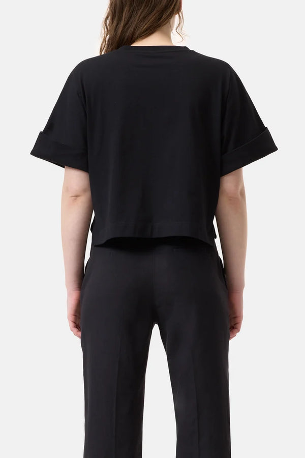 Closed Cropped T-Shirt Black