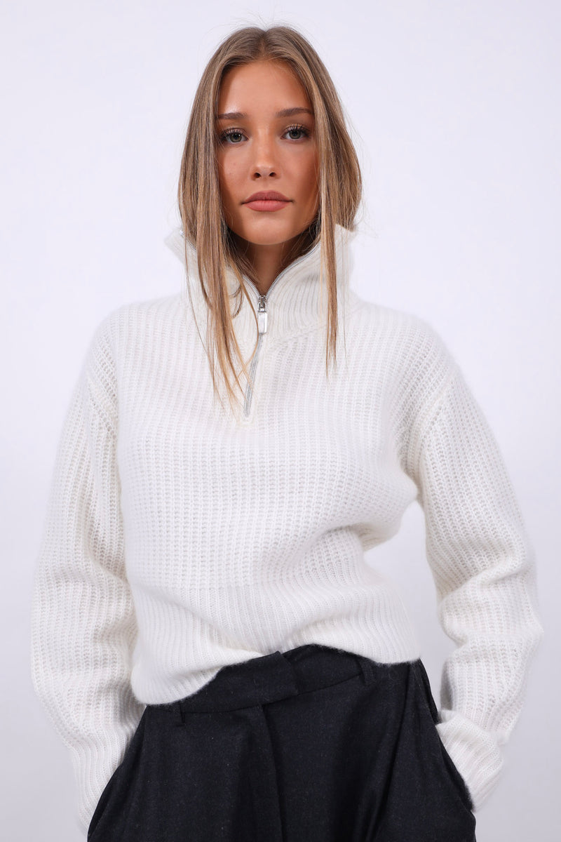 Herzensangelegenheit Half Zip Ermine