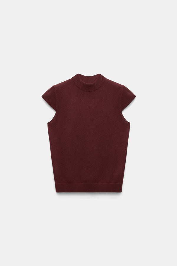 Dorothee Schumacher Top Essential Ease Bordeaux