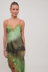 Mes Demoiselles Top Eluna Green