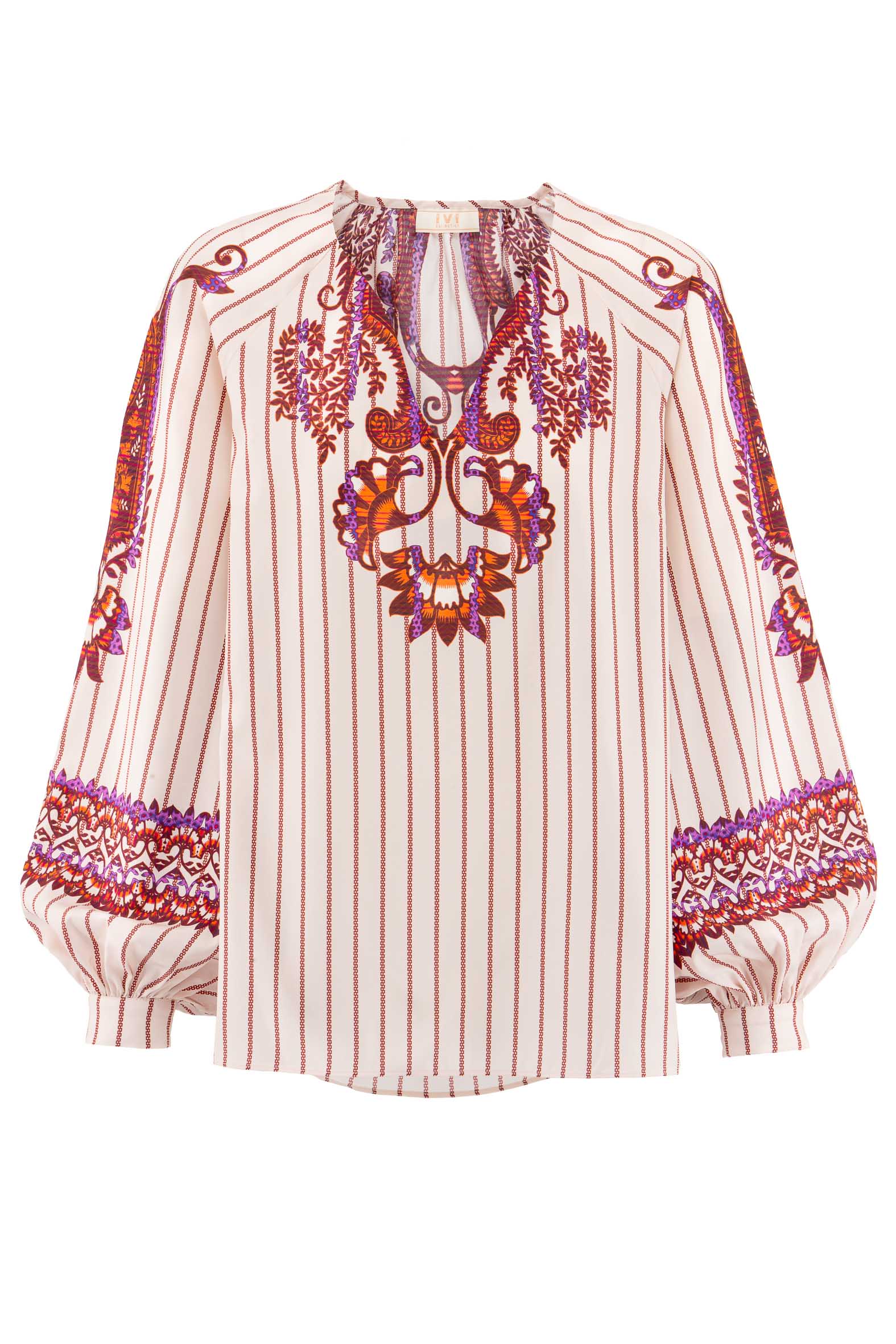 IVI Bluse Bamboo Paisley
