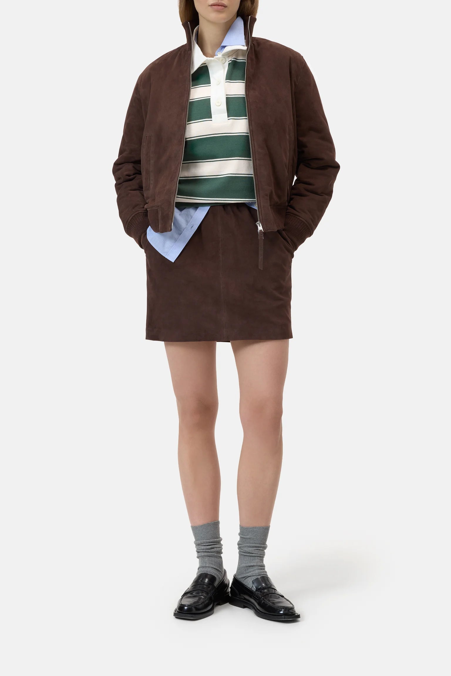 Closed Bomber Leather Bars