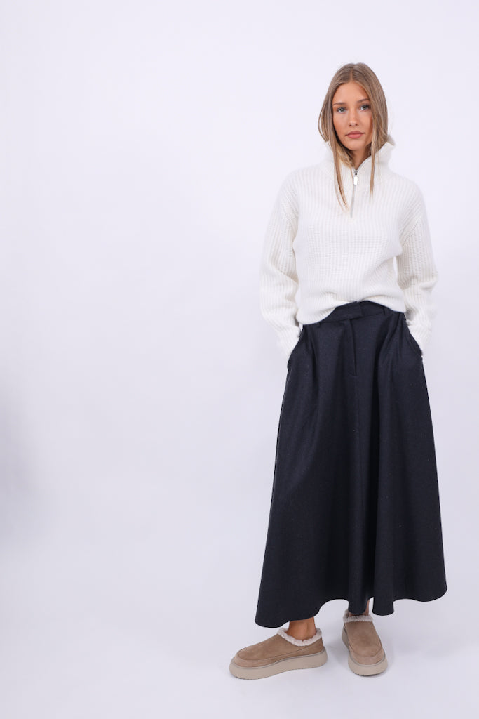 Herzensangelegenheit Half Zip Ermine