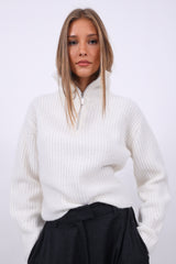 Herzensangelegenheit Half Zip Ermine