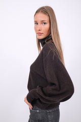 Herzensangelegenheit Pullover Turtle Fondente