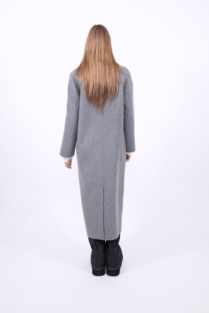 Anfiny Mantel Capotto Melange grey