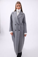 Anfiny Mantel Capotto Melange grey