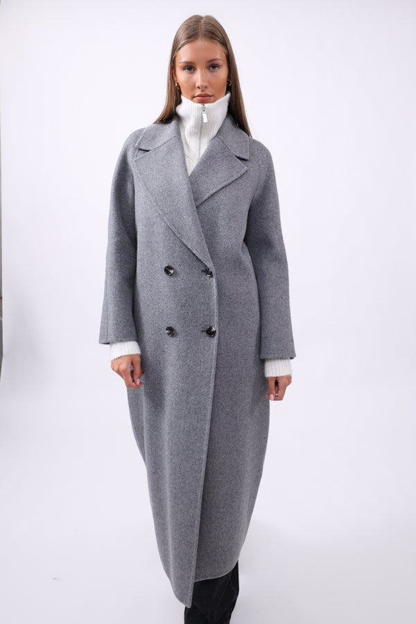 Anfiny Mantel Capotto Melange grey