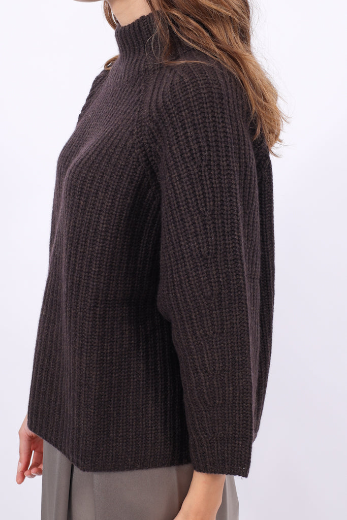 Herzensangelegenheit Pullover Knit Fondente