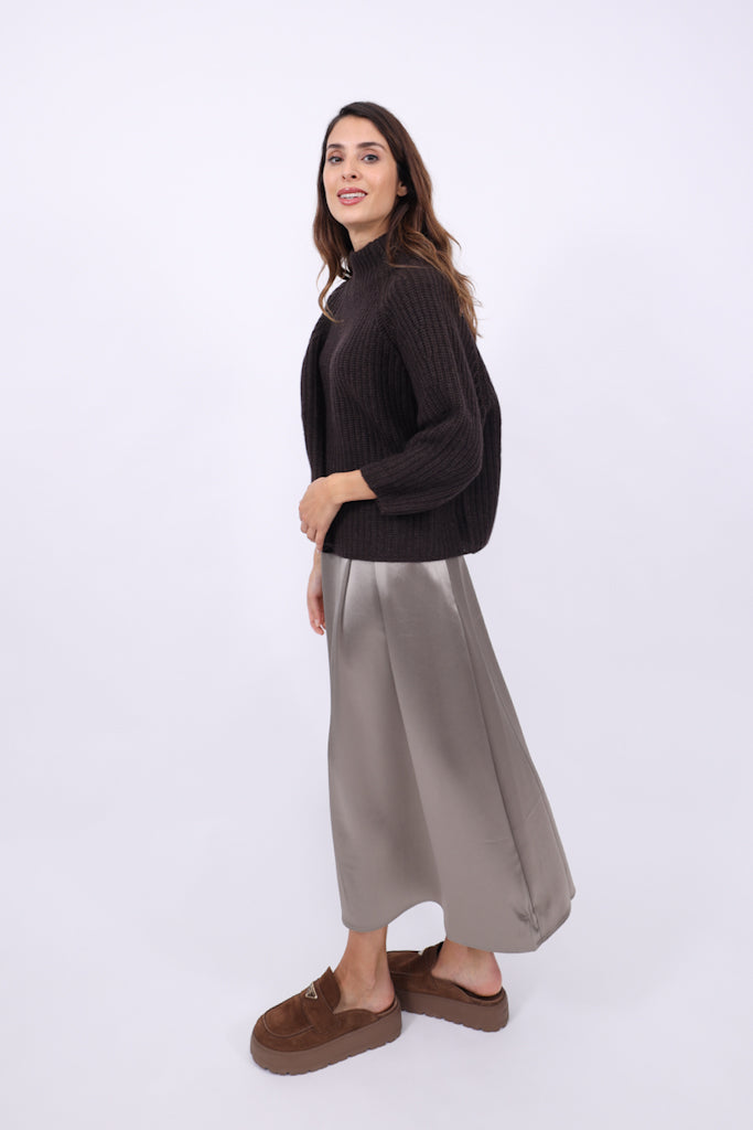 Herzensangelegenheit Pullover Knit Fondente