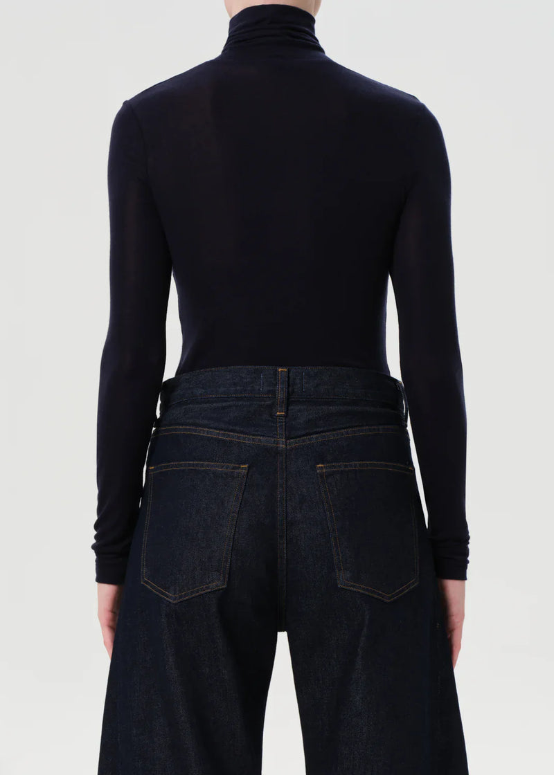 Agolde Turtleneck Pascale Navy