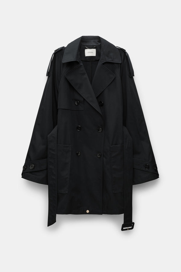 Dorothee Schumacher Mantel Luxury Layer Black