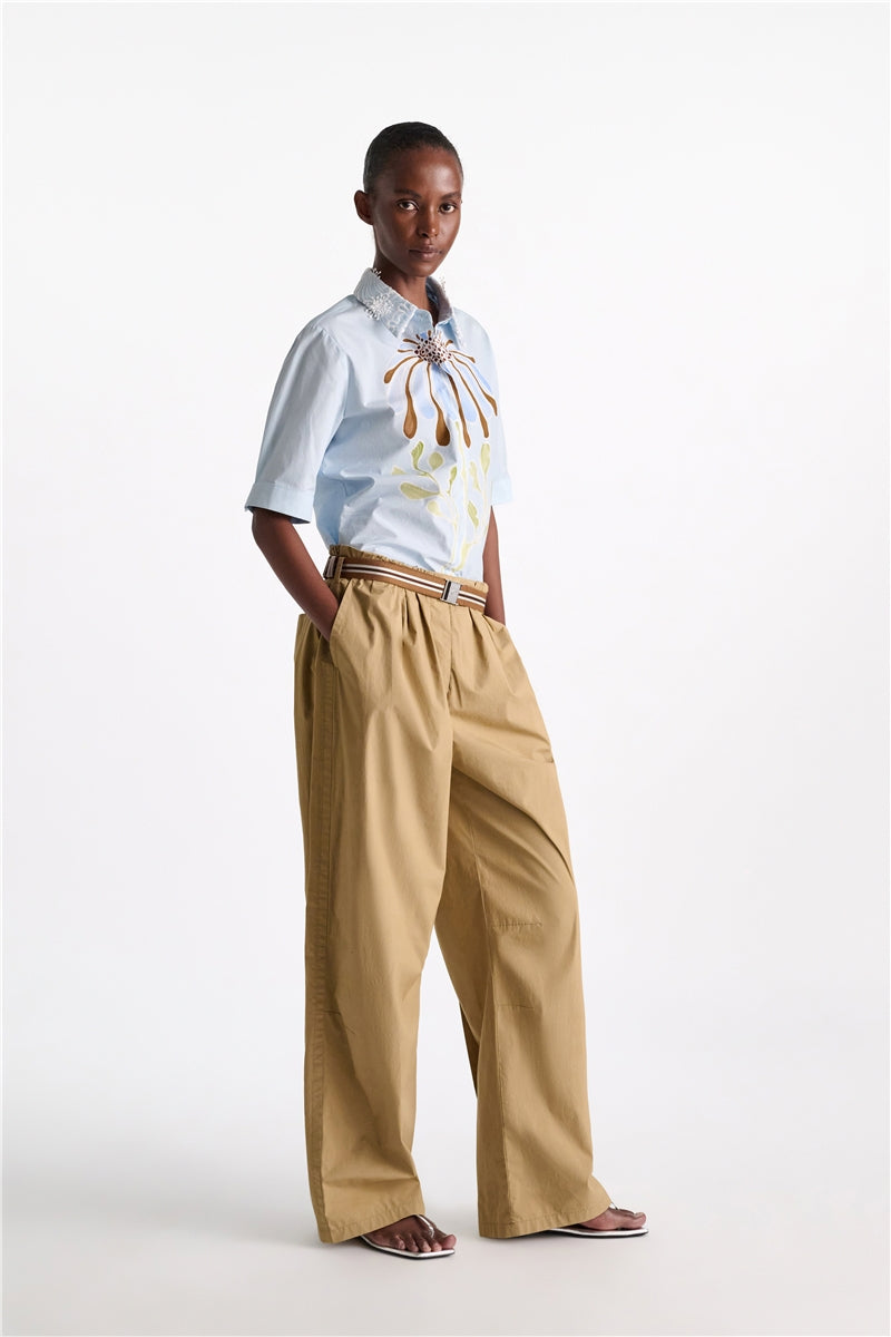 Dorothee Schumacher Hose Poplin Power Desert