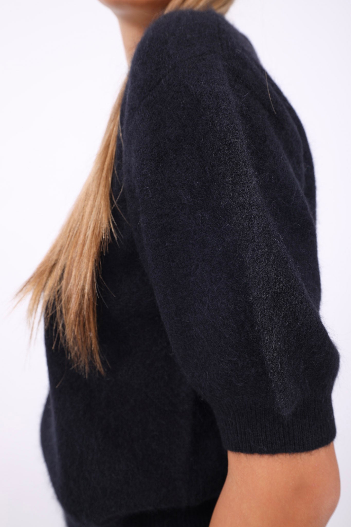 Herzensangelegenheit Pullover Short Black
