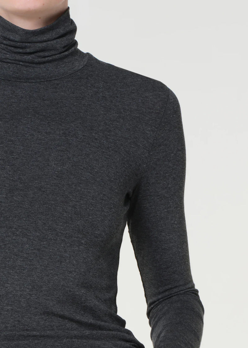 Agolde Turtleneck Pascale Charcoal