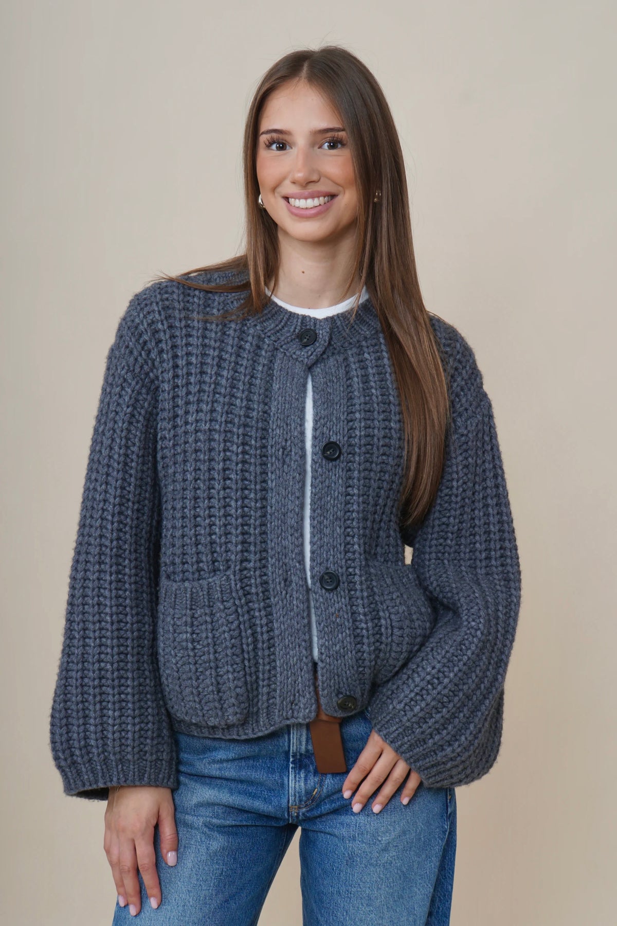 Herzens Cardigan Nine Pyrite