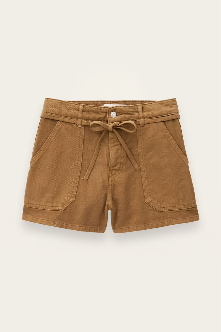 Ba&sh Catia Camel Shorts