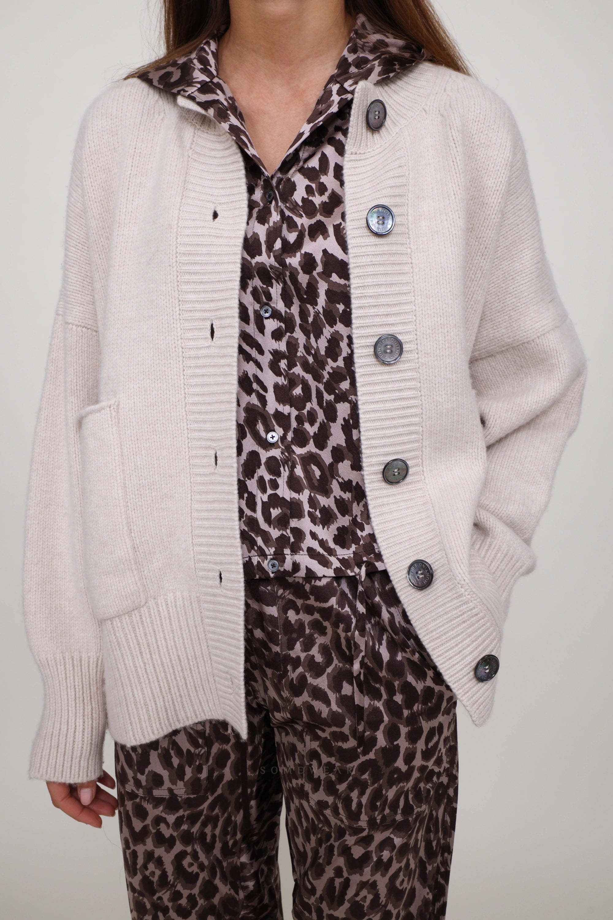 Friendly Hunting Cardigan Sorrel