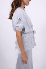 Herzensangelegenheit Cardigan Waist Aluminium