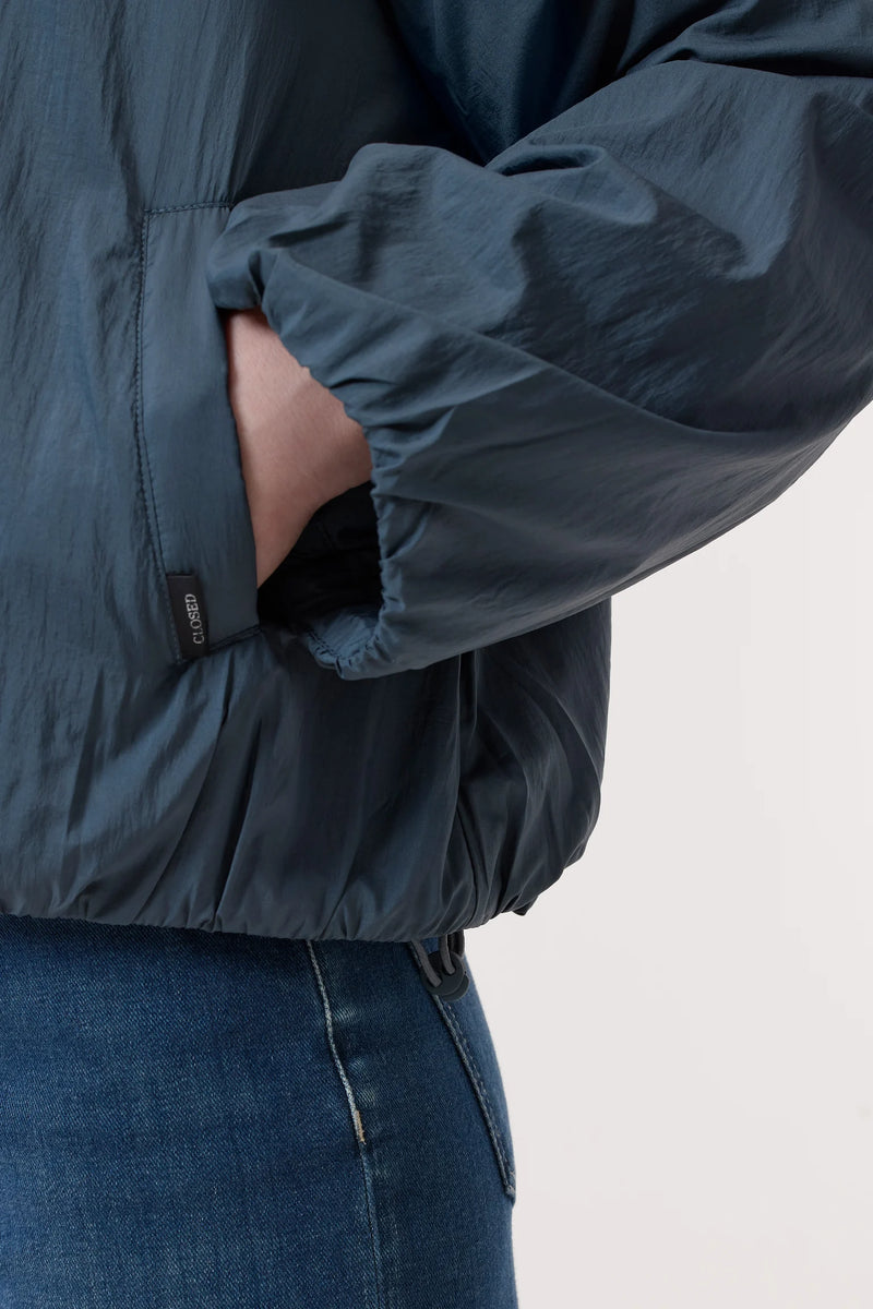 Closed Bomber Short Grey