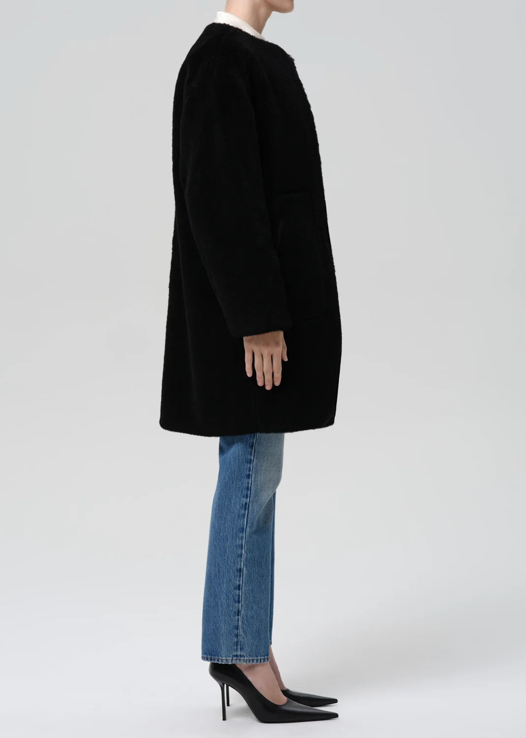 Citizens of Humanity Mantel Martina Sherpa Black