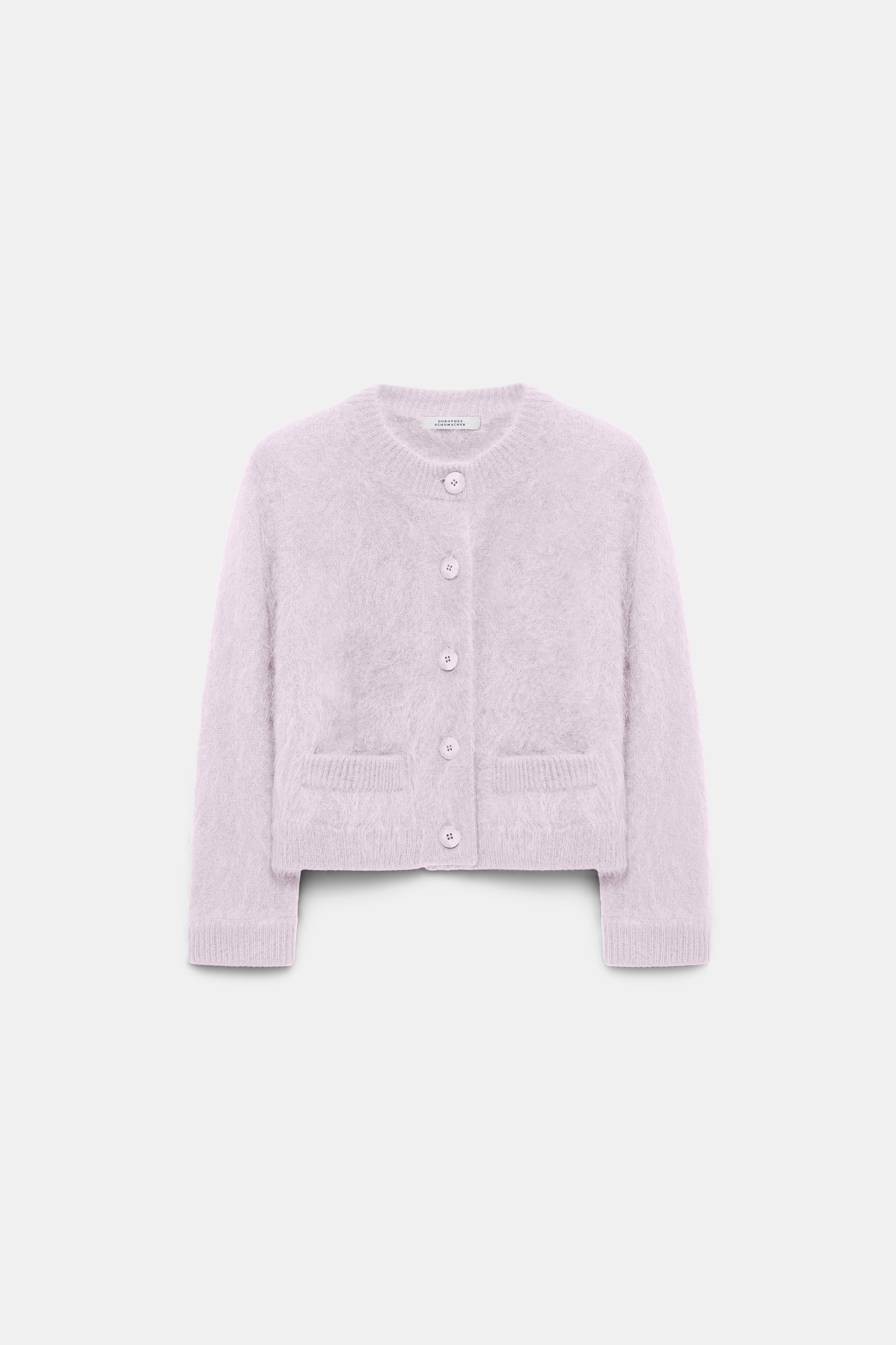Dorothee Schumacher Cardigan Fluffy Statement Orchid