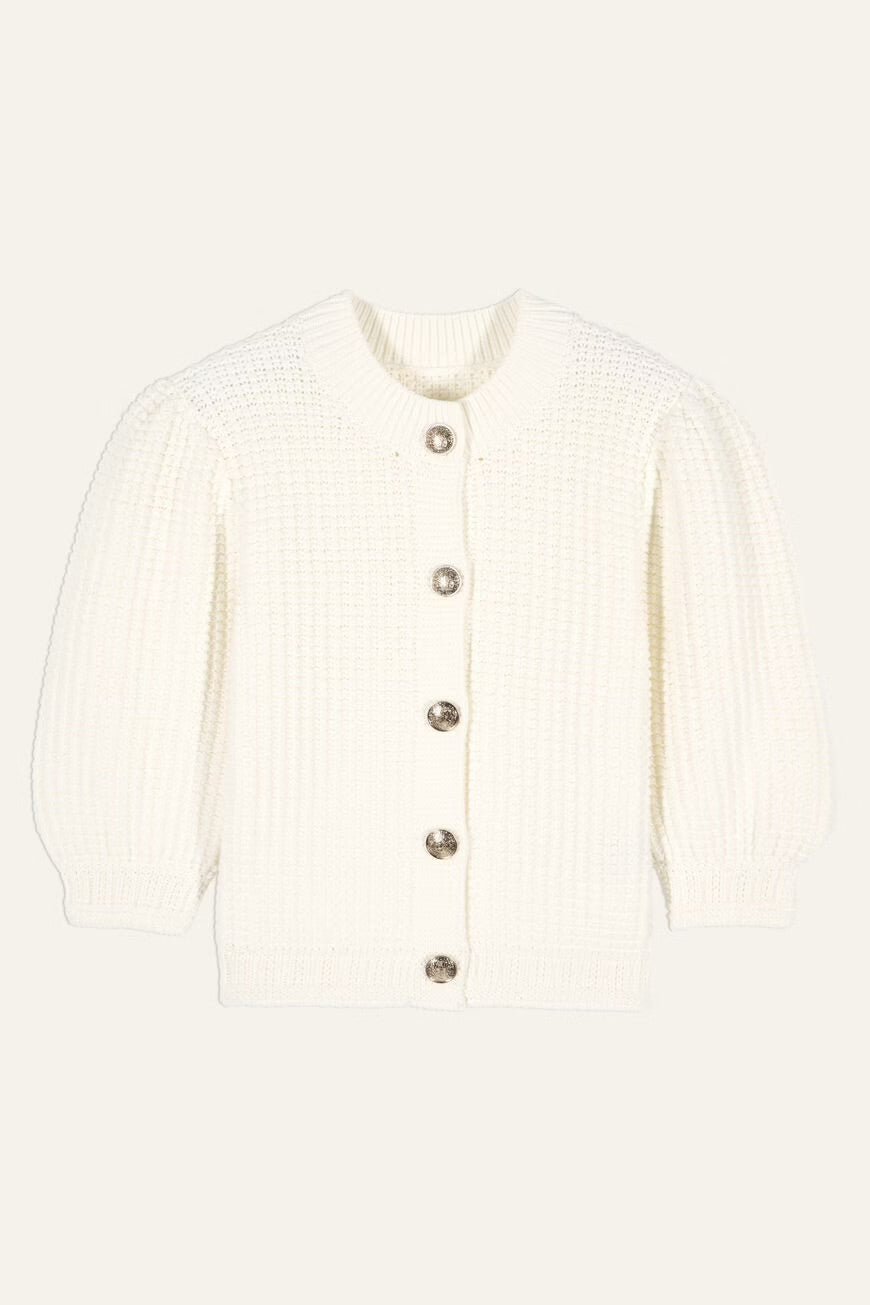 Ba&sh Cardigan Garance Ecru