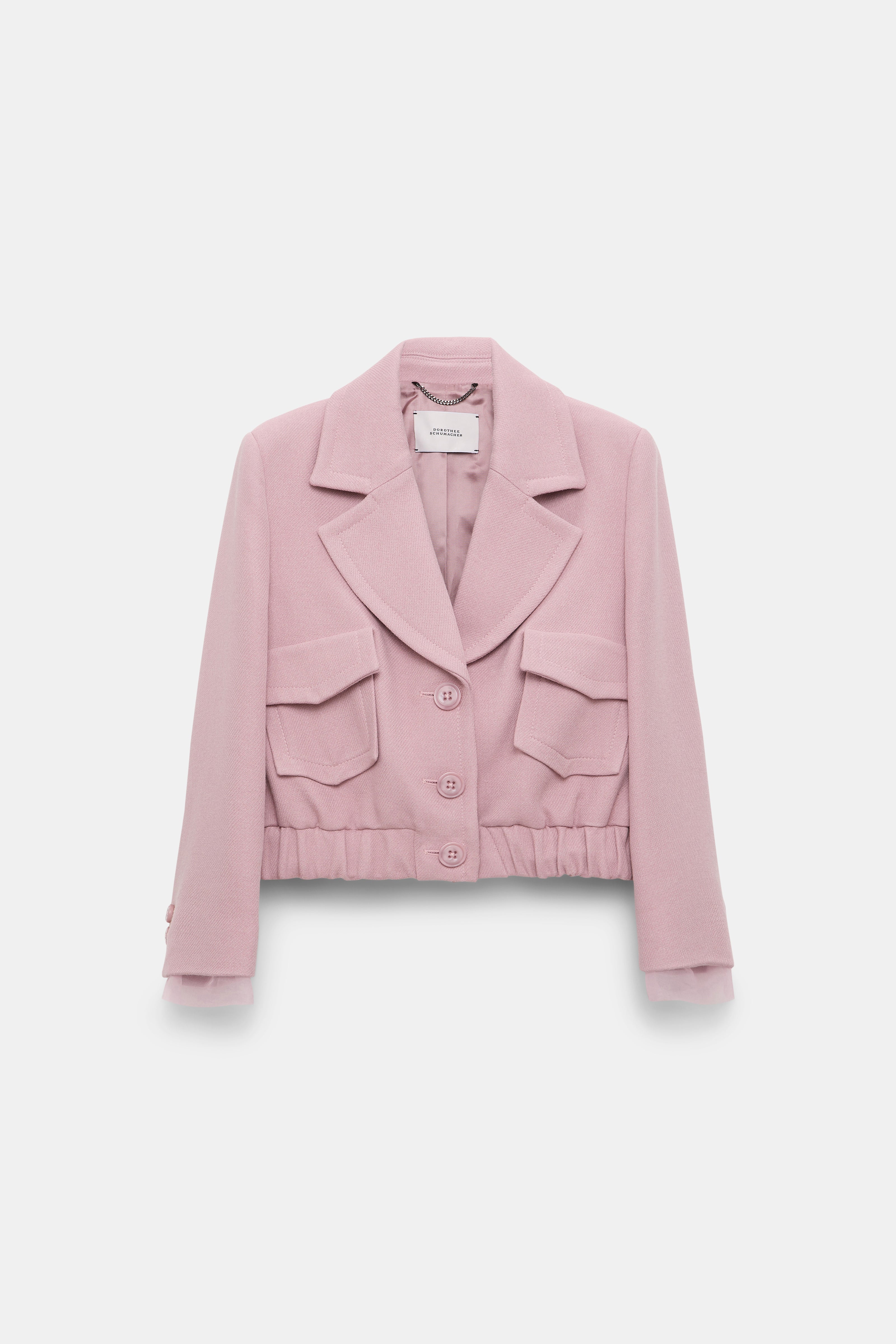 Dorothee Schumacher Jacke Layered Coolness Lilac