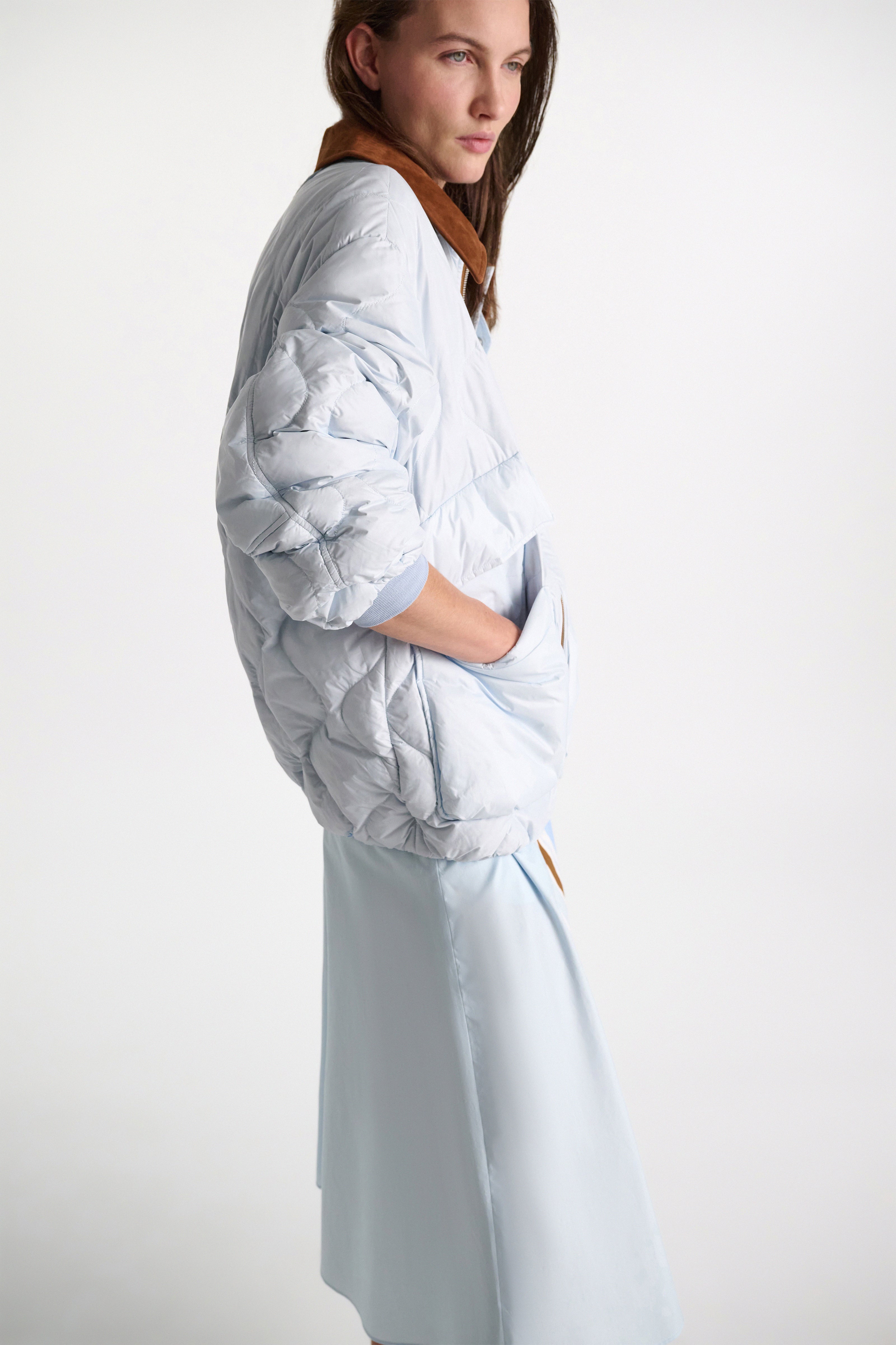 Dorothee Schumacher Jacket Cozy Coolness Ice