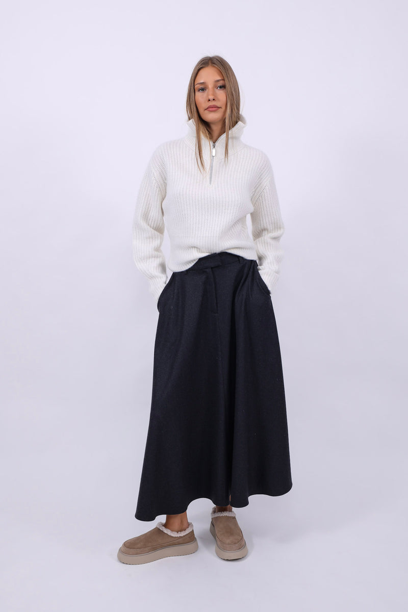 Herzensangelegenheit Half Zip Ermine