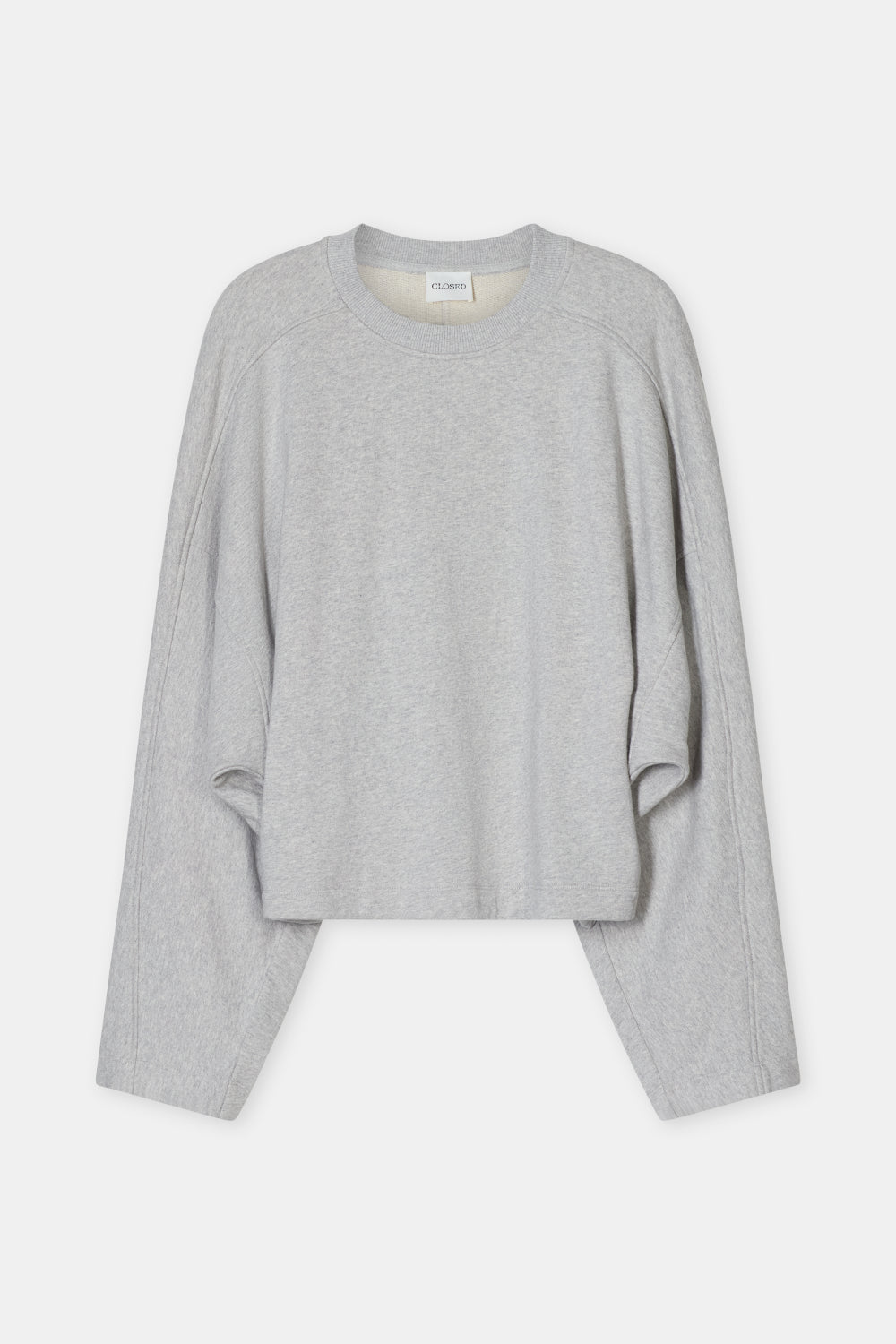 Closed Pullover Gathered Melange