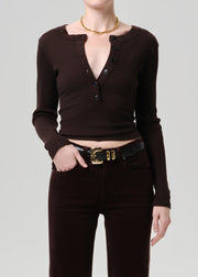 Citizens of Humanity Shirt Varra Choco