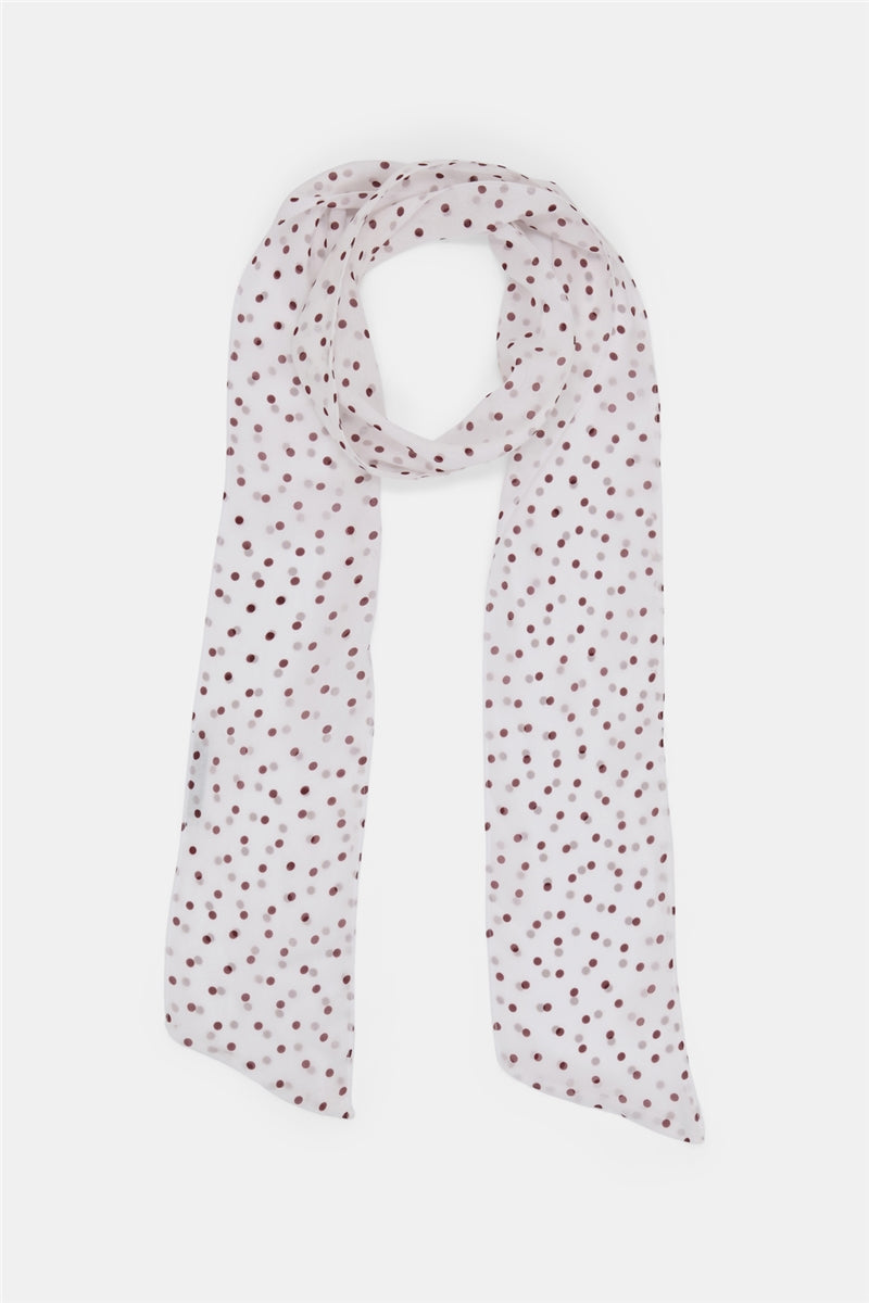 Dorothee Schumacher Scarf Dancing Dot Bordeaux