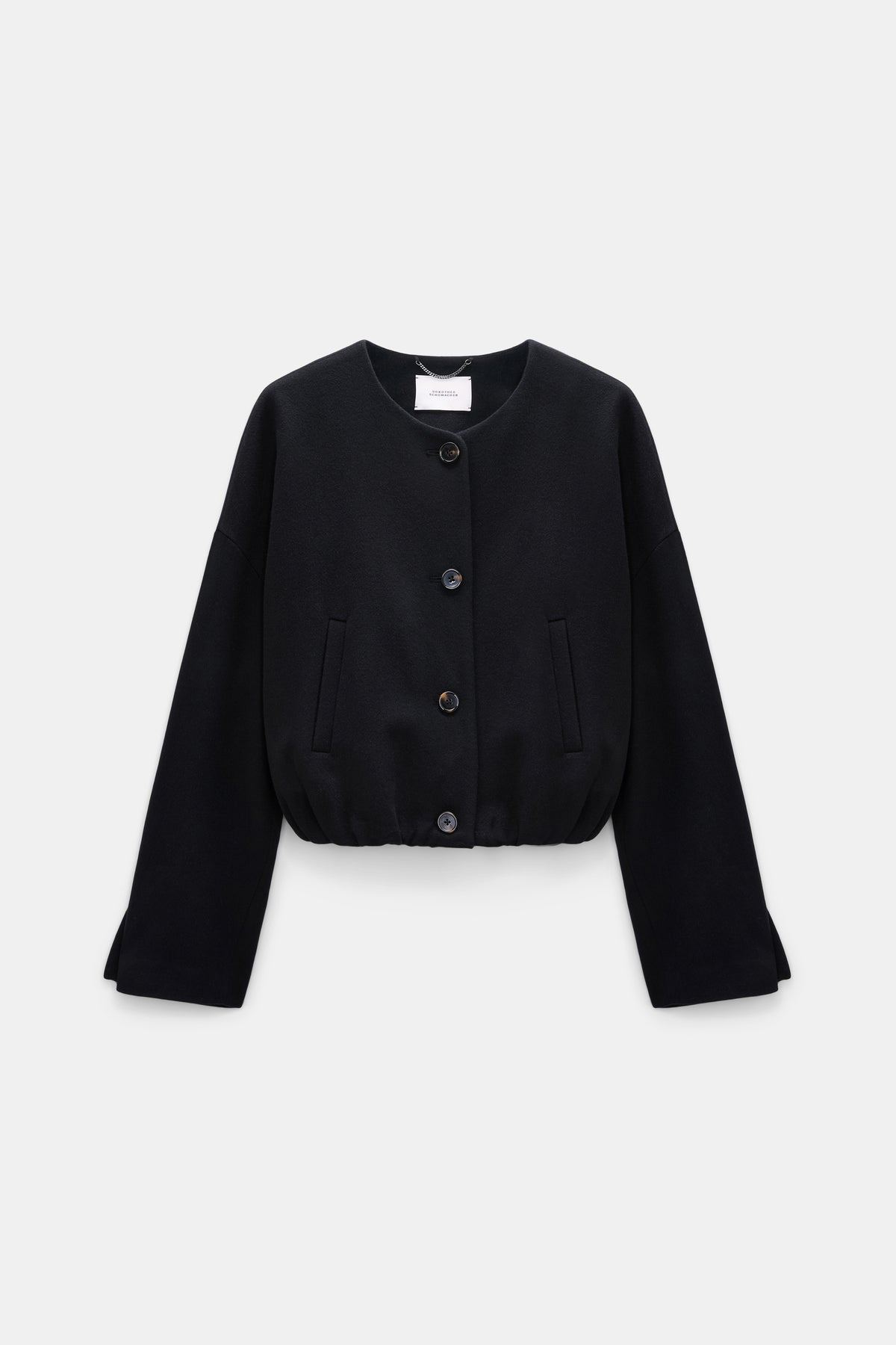 Dorothee Schumacher Jacke Soft Silhouettes Vinyl Black