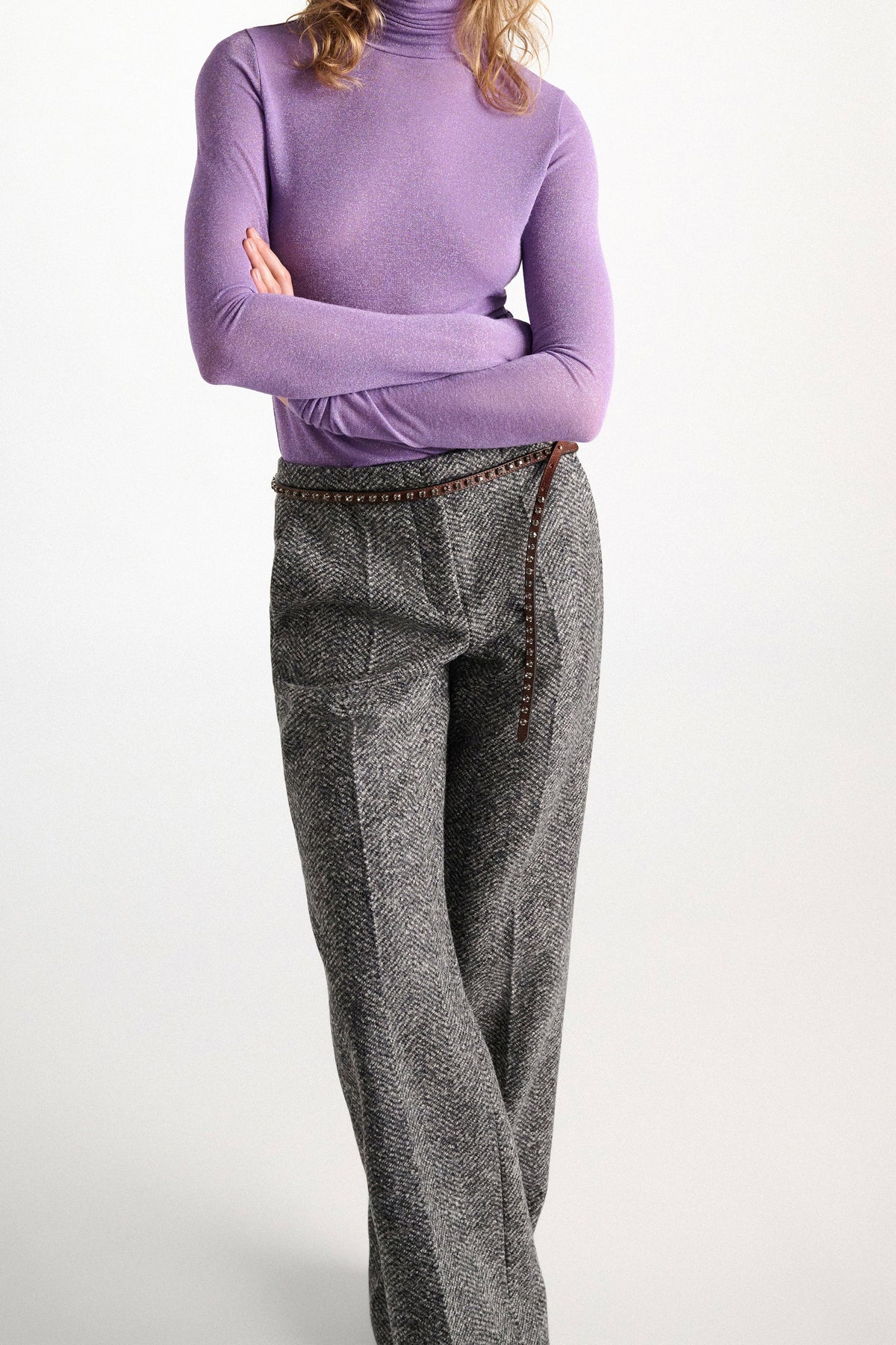 Dorothee Schumacher Shirt Soft Shimmer Violet